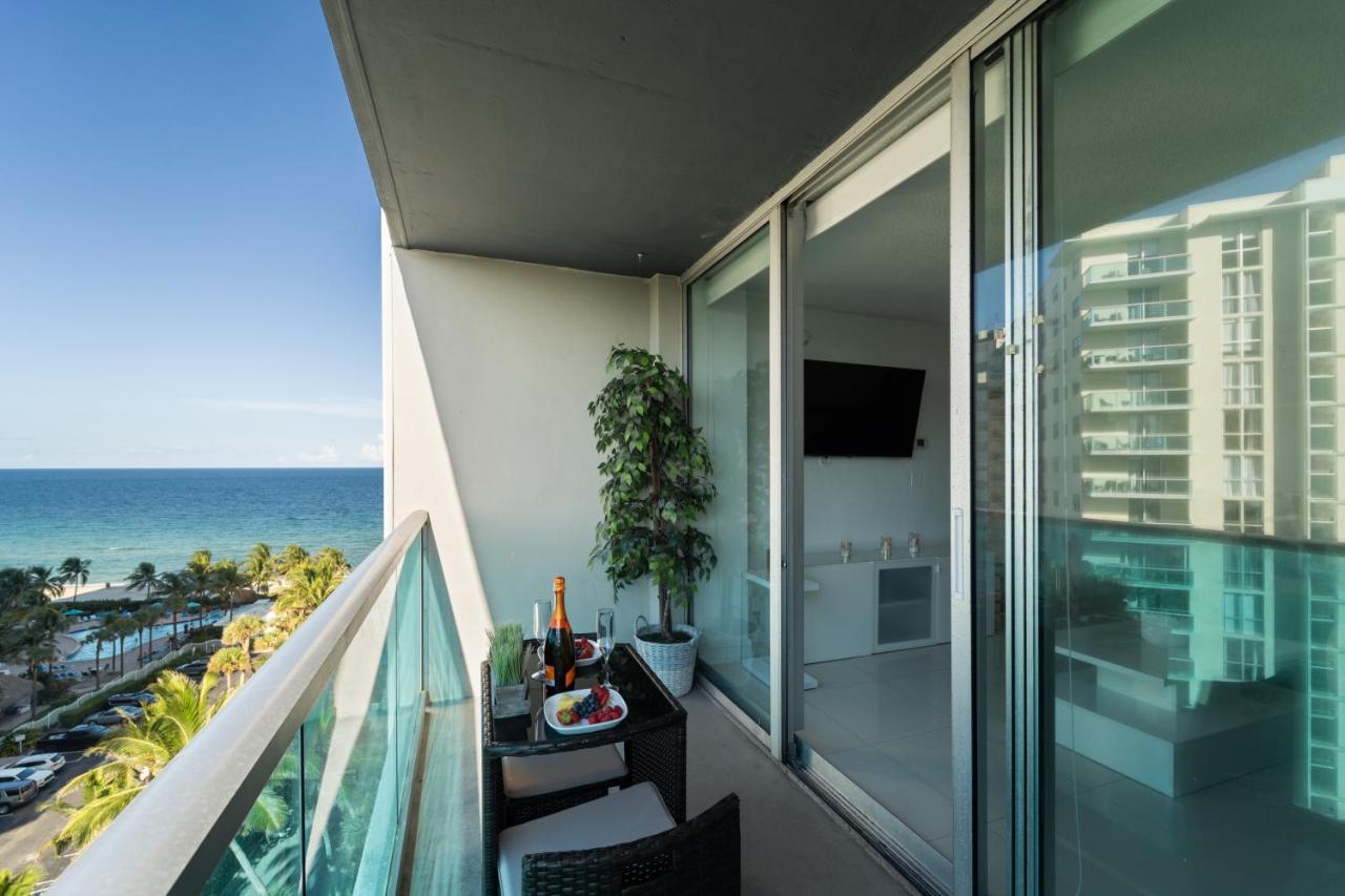 Luxury Beachfront Condo Private Beach Access, Pool & Game Room!!! Hollywood Eksteriør bilde